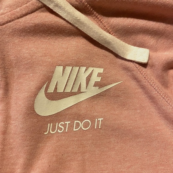 Light Pink Nike Zip Up Hoodie - Picture 1 of 3
